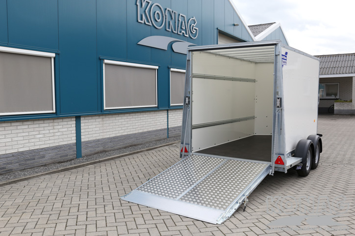 Ifor Williams Boxvan BV105G gesloten wagen met deur/klep combinatie 303x147x183 cm 2700 kg