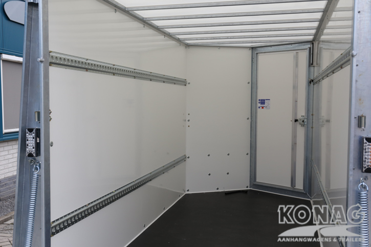 Ifor Williams Boxvan BV105G gesloten wagen met deur/klep combinatie 303x147x183 cm 2700 kg
