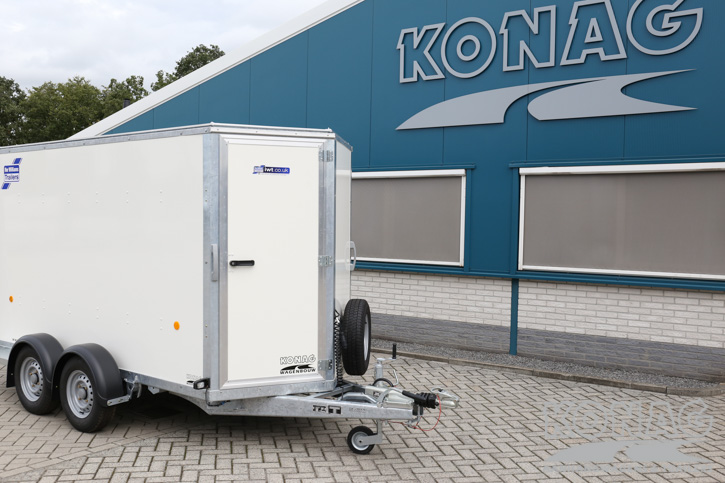 Ifor Williams Boxvan BV105G gesloten wagen met deur/klep combinatie 303x147x183 cm 2700 kg
