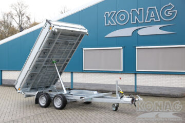 Konag Proline driezijdige tandemas kipper 301x185 cm 2850 kg