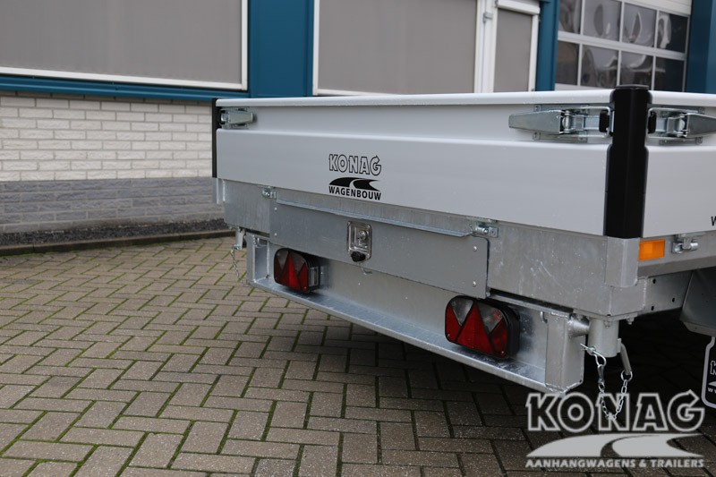 Konag Proline driezijdige tandemas kipper 301x185 cm 2850 kg