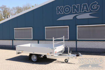 Easyline enkelas plateauwagen 255x155 cm 1100 kg