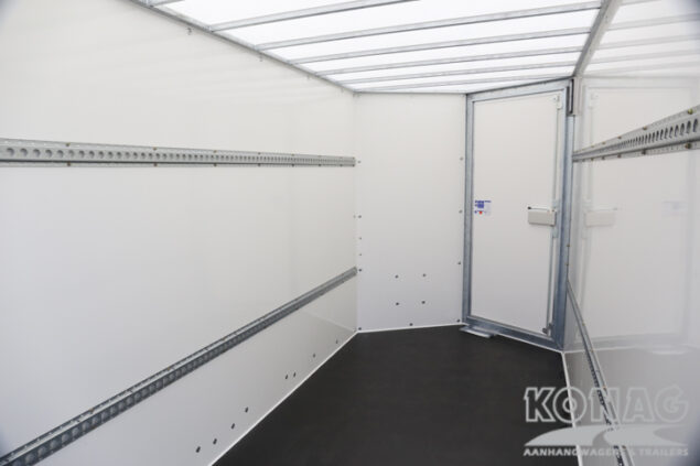 Ifor Williams Boxvan BV126G gesloten wagen met deur/klep combinatie 364x173x214 cm 3500 kg