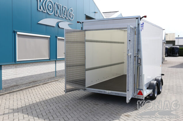 Ifor Williams Boxvan BV126G gesloten wagen met deur/klep combinatie 364x173x214 cm 3500 kg