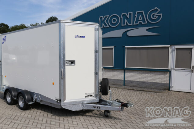 Ifor Williams Boxvan BV126G gesloten wagen met deur/klep combinatie 364x173x214 cm 3500 kg