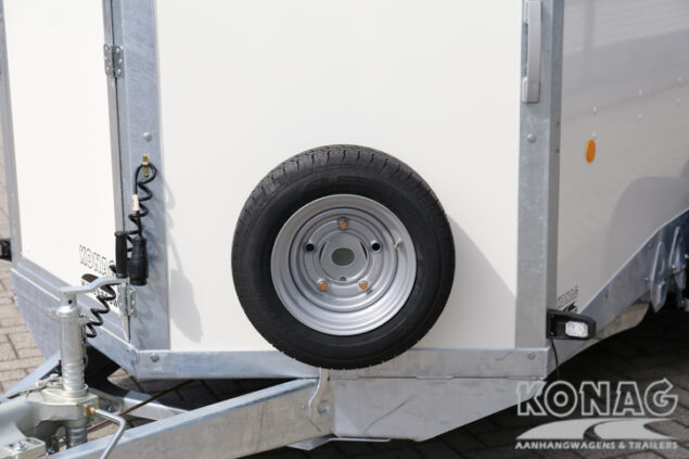 Ifor Williams Boxvan BV126G gesloten wagen met deur/klep combinatie 364x173x214 cm 3500 kg