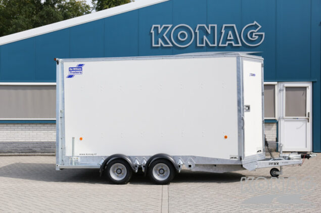 Ifor Williams Boxvan BV126G gesloten wagen met deur/klep combinatie 364x173x214 cm 3500 kg