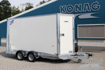 Ifor Williams Boxvan BV126G gesloten wagen met deur/klep combinatie 364x173x214 cm 3500 kg