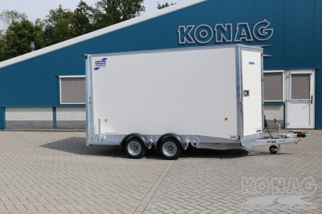 Ifor Williams Boxvan BV126G gesloten wagen met deur/klep combinatie 364x173x214 cm 3500 kg