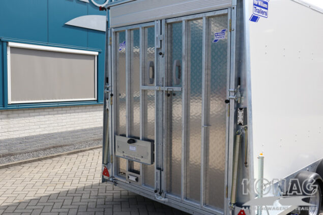 Ifor Williams Boxvan BV126G gesloten wagen met deur/klep combinatie 364x173x214 cm 3500 kg