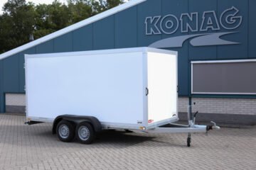 Easyline tandemas gesloten aanhangwagen 405x180x180 2800 kg