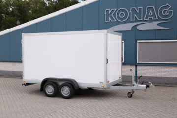 Easyline tandemas gesloten aanhangwagen 350x180x180 2800 kg