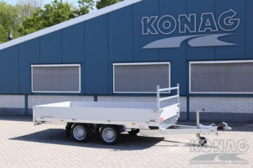 Plateauwagen huren 330x180 cm 3500 kg