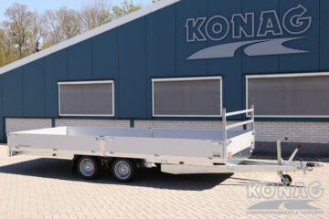 Plateauwagen huren 505x220 cm 2850 kg