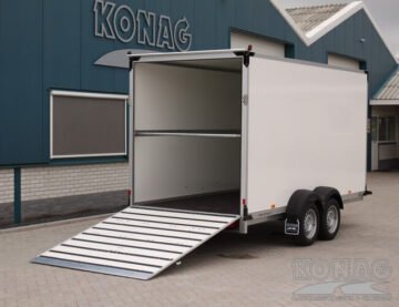 Proline gesloten aanhangwagen met neergaande klep