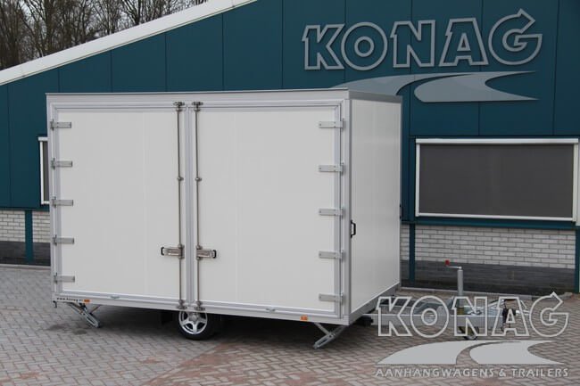 Konag presentatiewagen met reclamepanelen 360x204x230 cm 1900 kg