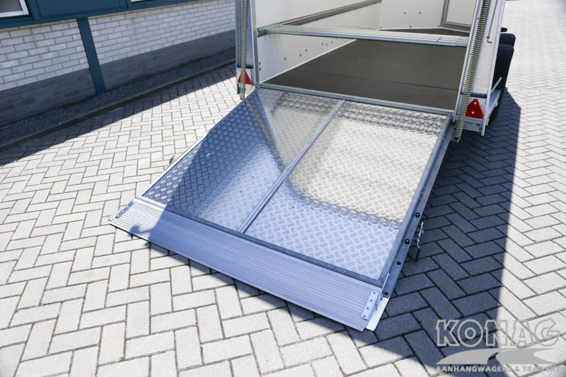 Ifor Williams Boxvan BV126 gesloten wagen met deur/klep combinatie 364x173x183 cm 3500 kg