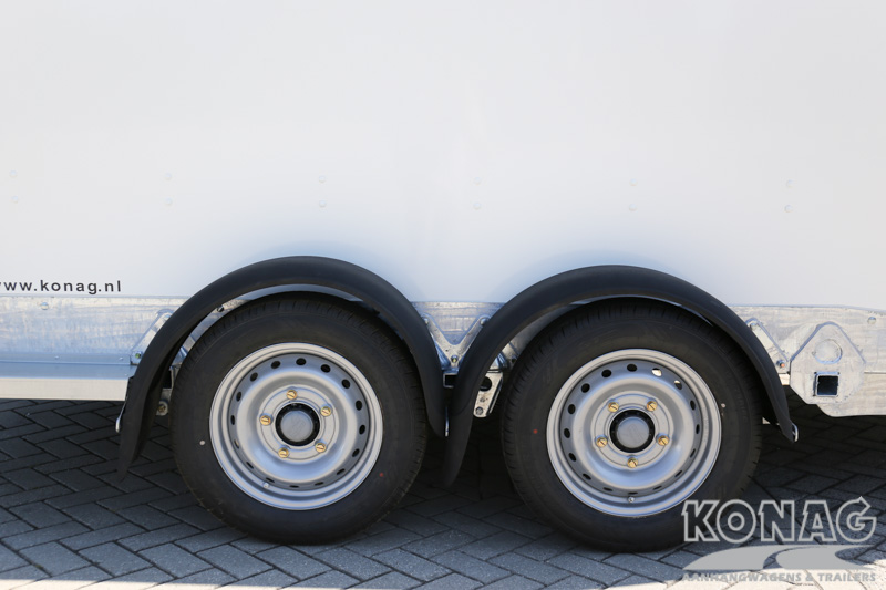 Ifor Williams Boxvan BV126 gesloten wagen met deur/klep combinatie 364x173x183 cm 3500 kg