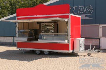 Konag tandemas marktverkoopwagen