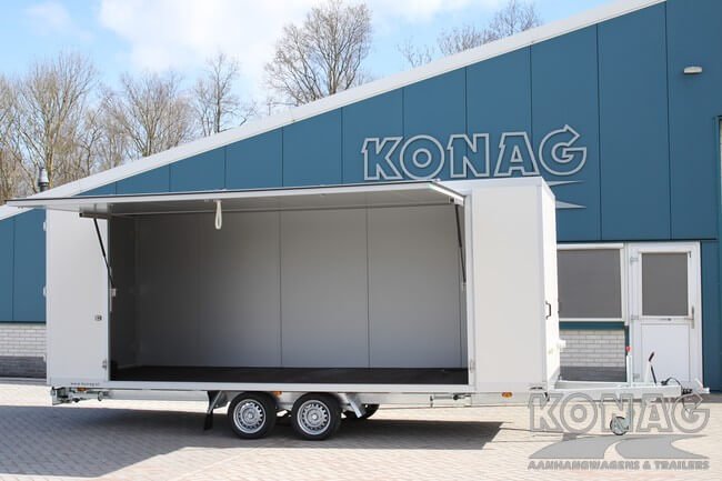 Konag gesloten presentatiewagen 545x200x200 cm 3100 kg