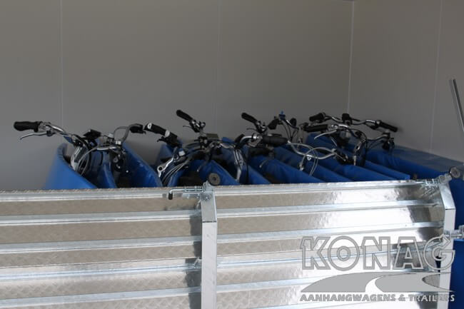 Konag gesloten wagen voor fietsen 420x205x210 cm 2100 kg