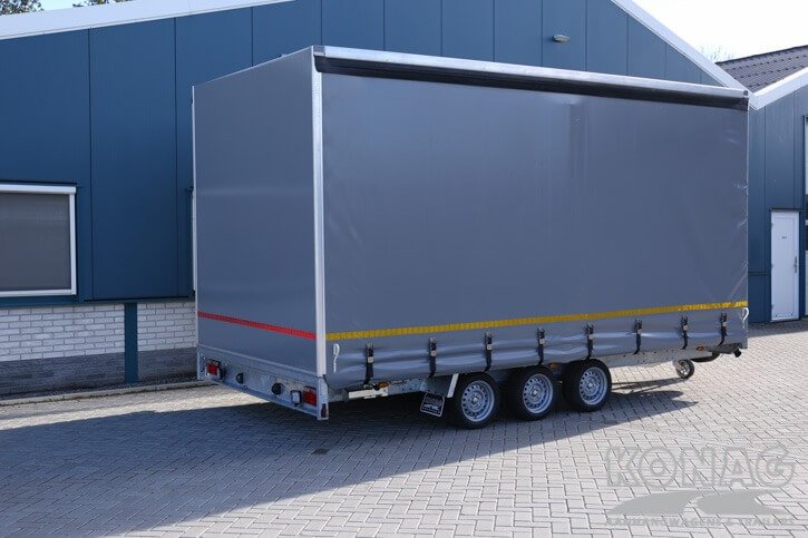 Konag huifaanhangwagen met schuifzeilen 510x245x250 cm 3500 kg