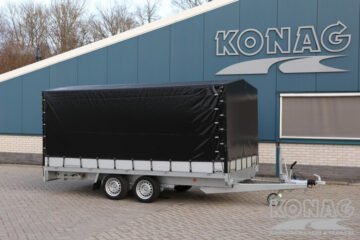 Huifopbouw met zeil