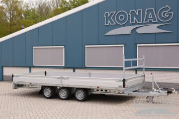 Proline tridemasser plateauwagen 500x200 steunpoten