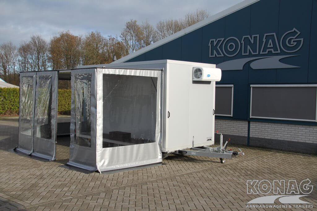 Konag bloemenverkoopwagen enkelasser