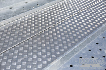 Dichte aluminium vloer