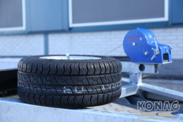 Silverstone reservewiel gemonteerd