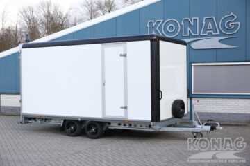 Proline AERO tandemas gesloten plateauwagen 350x185x190 cm 2850 kg