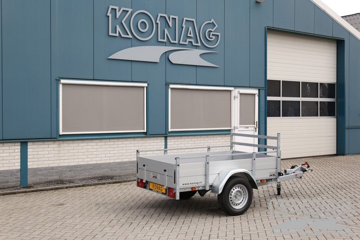 Anssems BSX 750 kg 251x130 cm ongeremde bakaanhangwagen