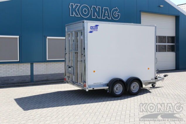 Ifor Williams Boxvan BV105G gesloten wagen met deur/klep combinatie 303x147x214 cm 2700 kg