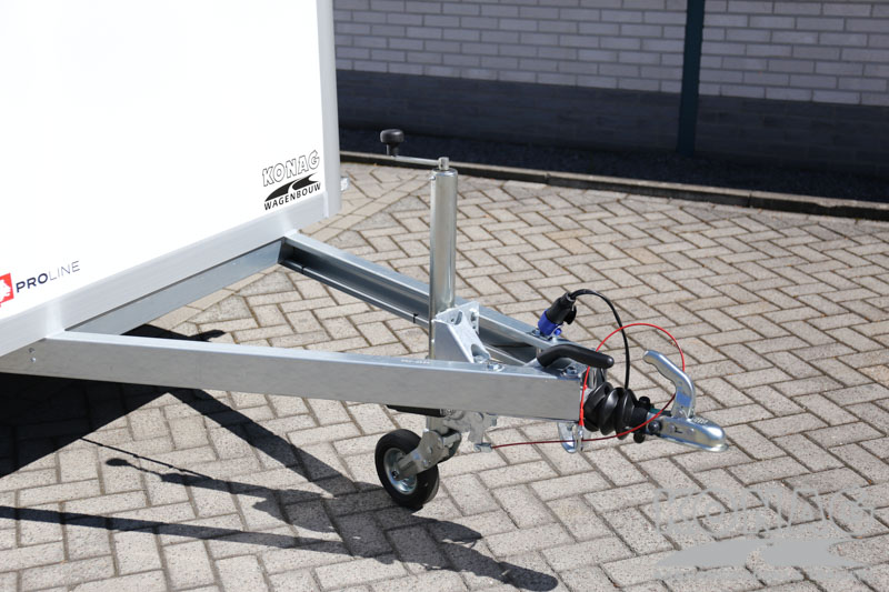 Proline enkelas gesloten aanhangwagen 250x150x150 kg 750 kg