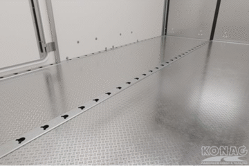 Aluminium dekvloer Brian James Boxvan