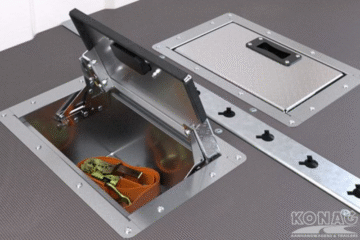 Brian James opbergruimte in vloer Boxvan