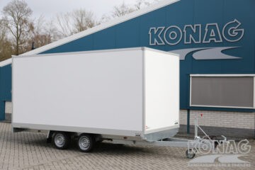 Proline tandemas gesloten plateauwagen 450x200x200 cm 3500 kg