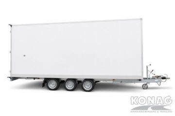Proline tridemas gesloten aanhang-pleateauwagen