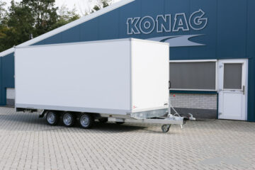 Proline tridemas gesloten aanhangwagen 500x200x200 cm 3500 kg geremd