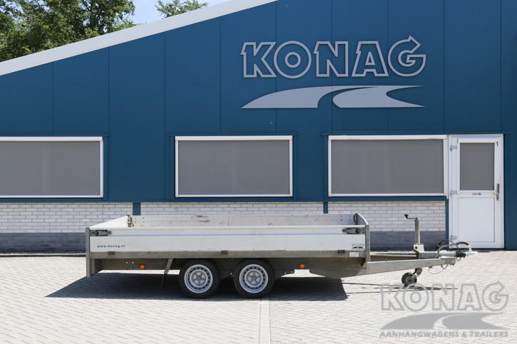 Henra tandemas plateauwagen 350x185 cm 2700 kg