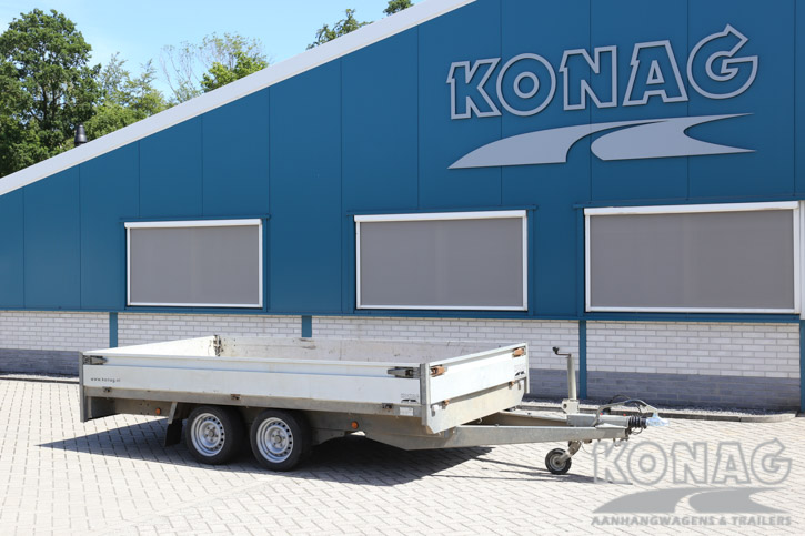 Henra tandemas plateauwagen 350x185 cm 2700 kg