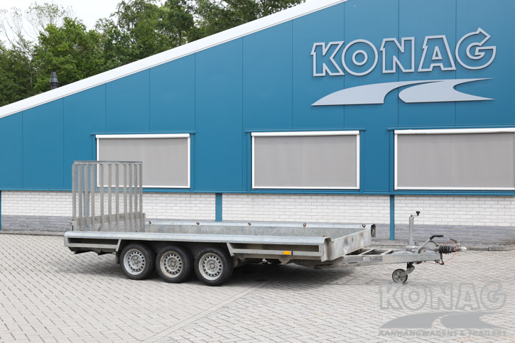 Vlemmix tridemas machinetransporter 400x180 cm 3500 kg
