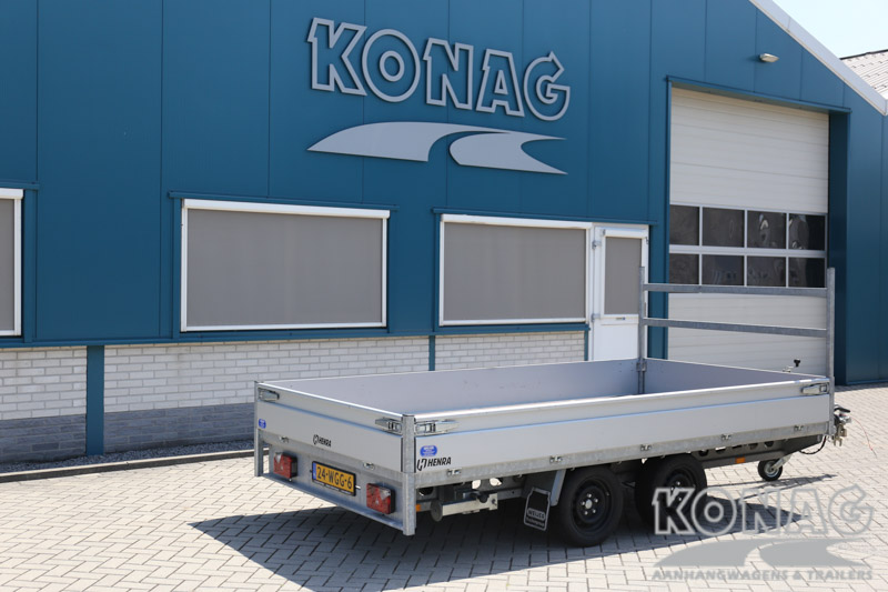 Henra tandemas plateauwagen 351x185 cm 2700 kg