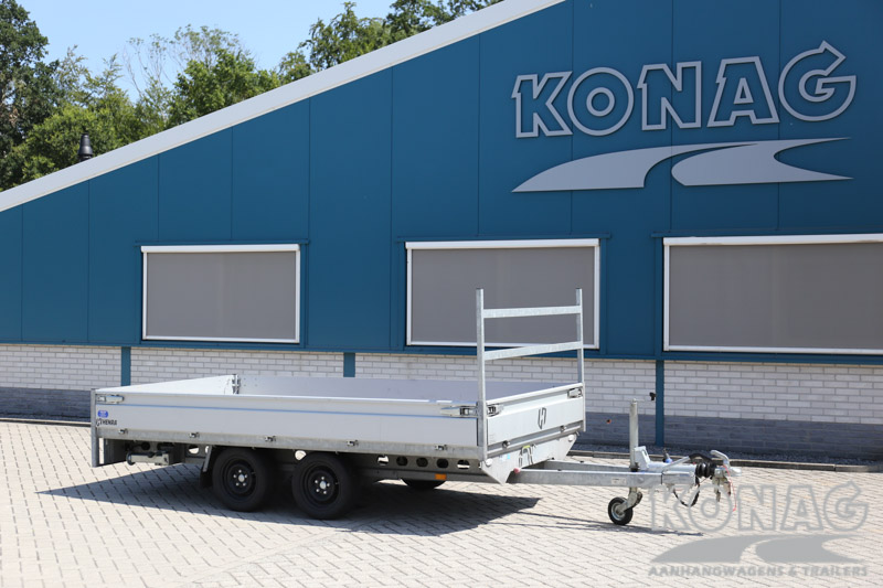 Henra tandemas plateauwagen 351x185 cm 2700 kg