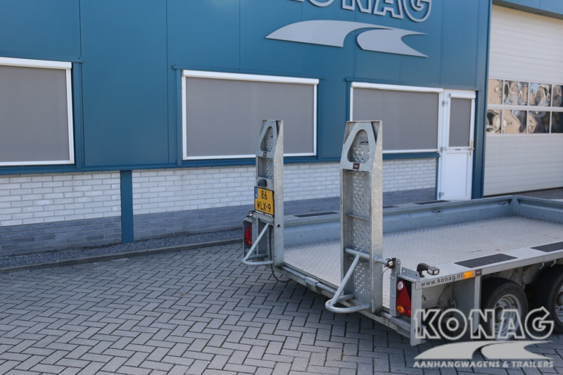 Ifor Williams GX126 tridemas machinetransporter