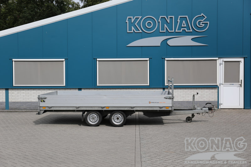 Saris tandemas plateuwagen 400x220 cm 2700 kg