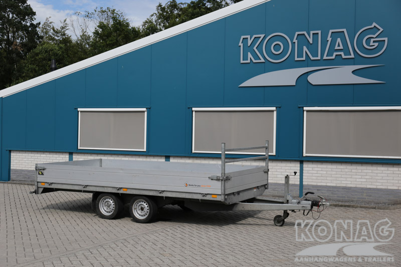 Saris tandemas plateuwagen 400x220 cm 2700 kg