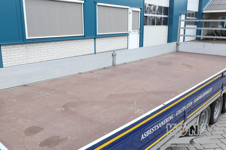 Hulco tridemas plateauwagen 615x220 cm 3500 kg