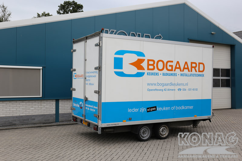 Konag tandemas gesloten aanhangwagen 400x203x230 cm 3000 kg